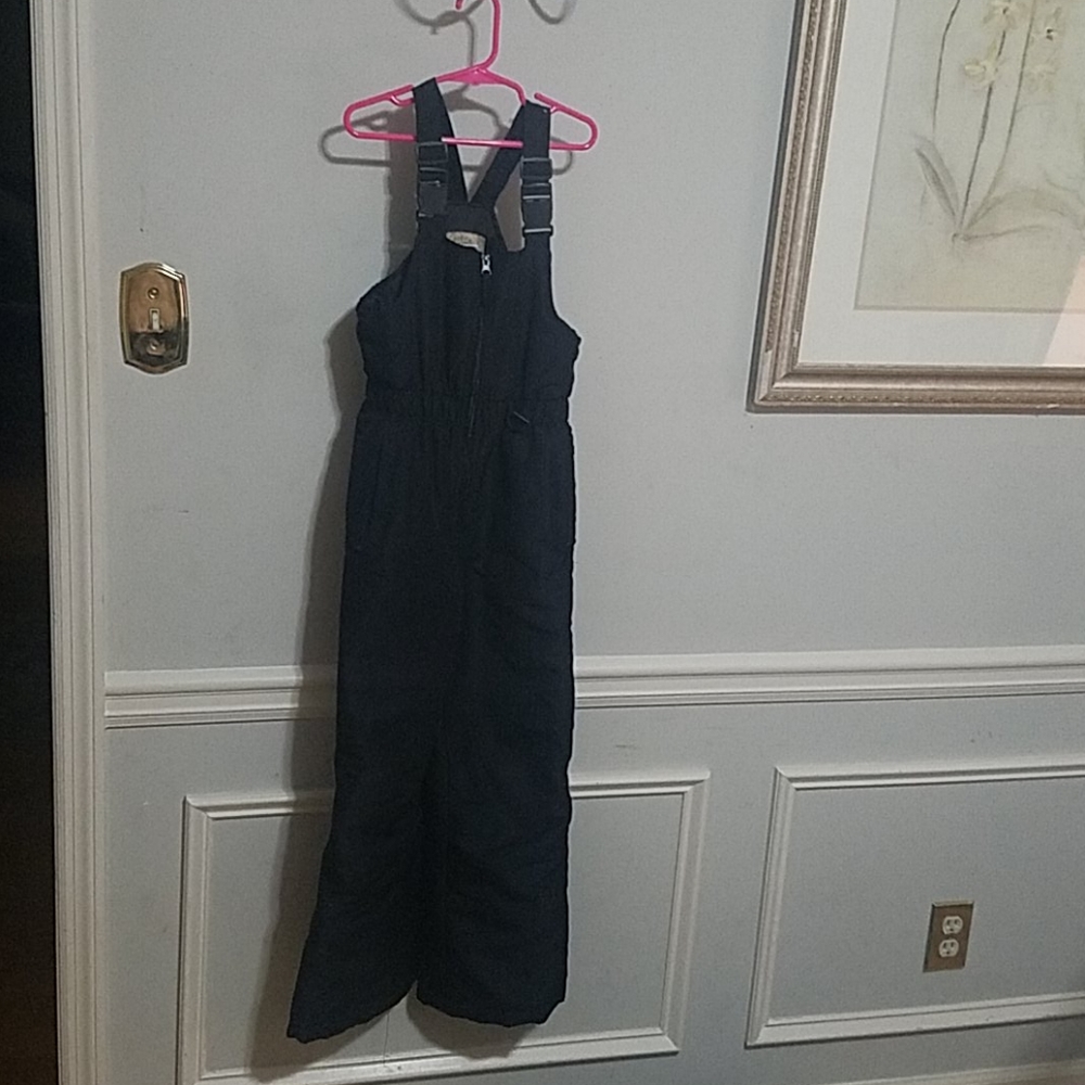 Black snowsuit